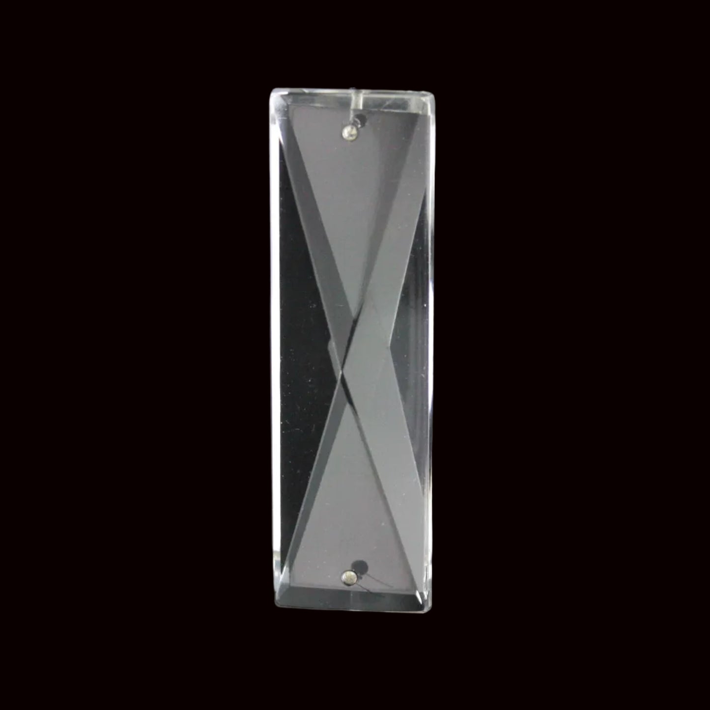 3" Heavy 2-Hole Baguette