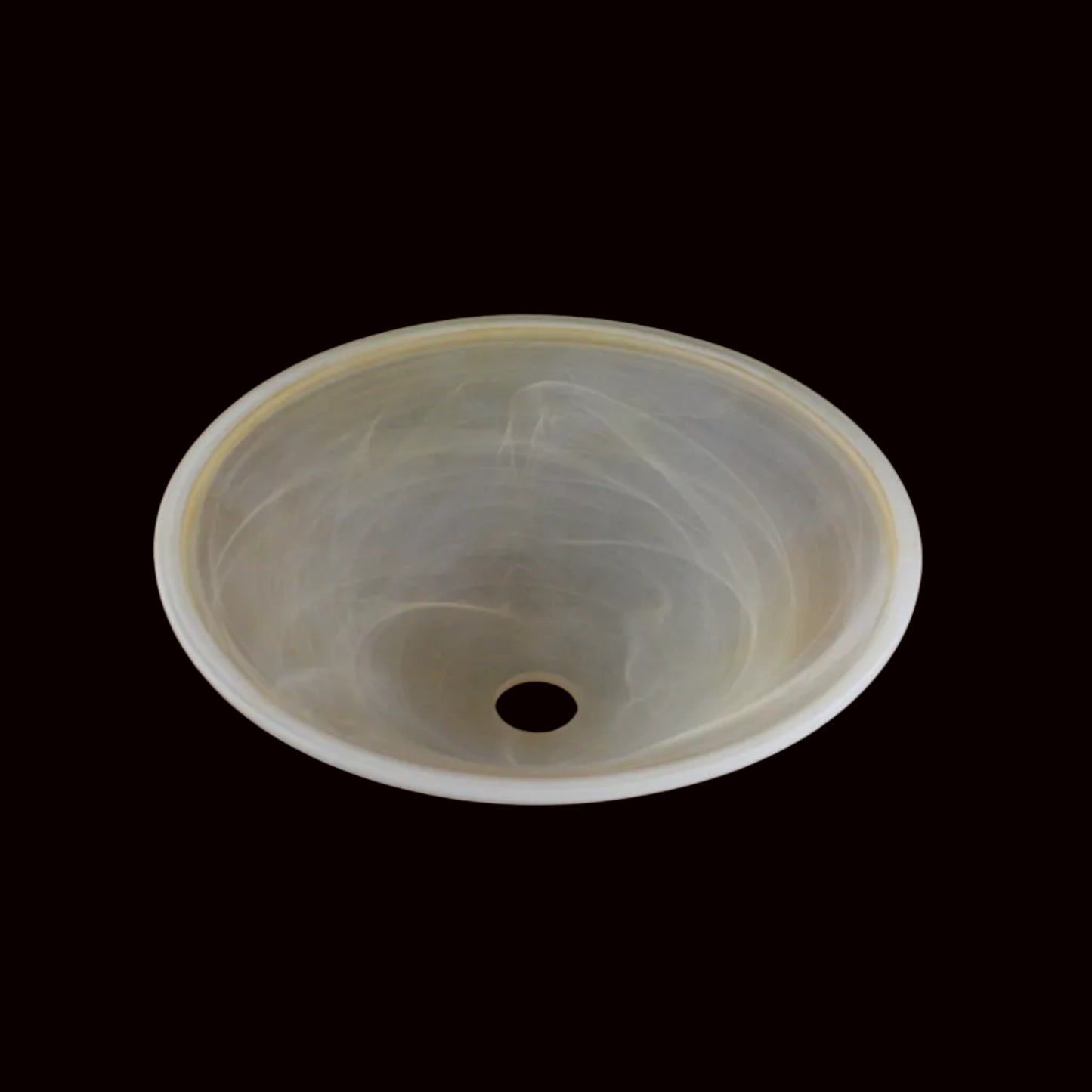 14" Opague Glass Lamp Shade