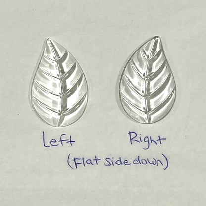 Czech Crystal Leaf