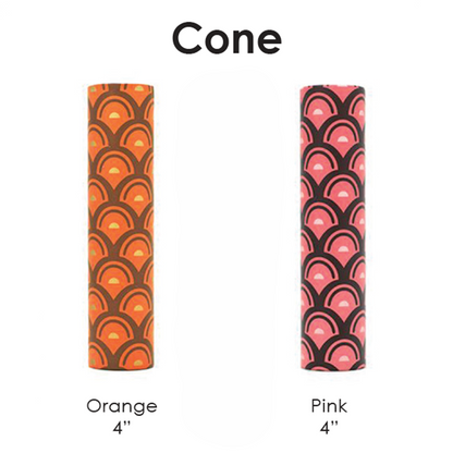 4" kaarskoker® Candle Cover - Cone Design, Candelabra Base