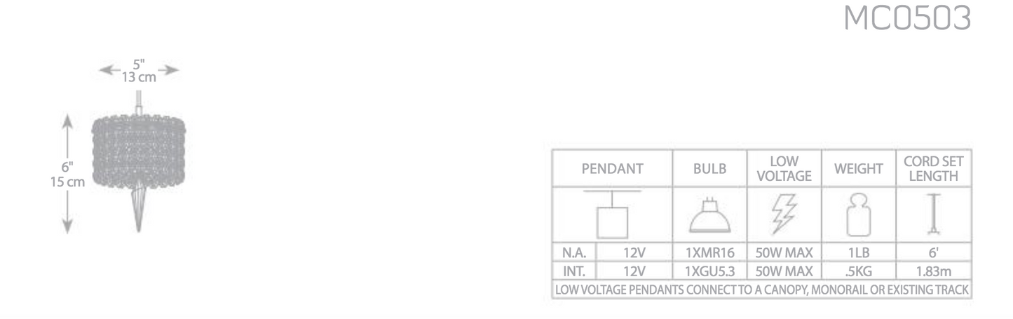 Schonbek Geometrix® 1-Light Matrix