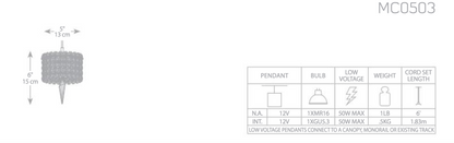 Schonbek Geometrix® 1-Light Matrix