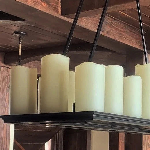 4" Wide Translucent Beeswax Candle Cover (Drip or No Drip)