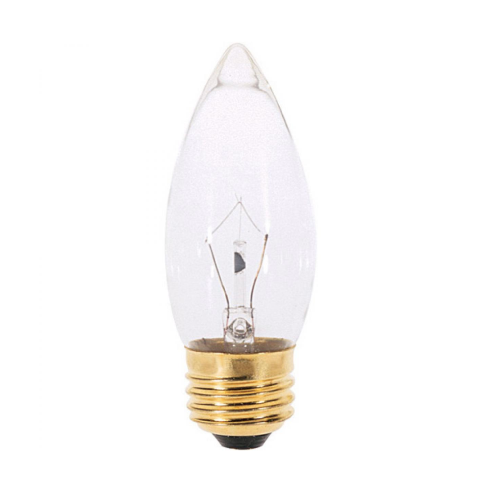 Clear Torpedo Bulb, Medium Base