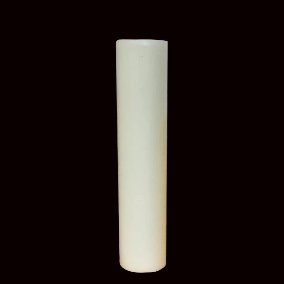 Ivory Beeswax Candle Cover (No Drip), European Base