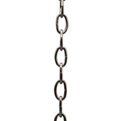 4 Gauge Heavy Steel Chain, 3 Feet (88lb Max)