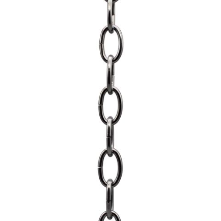4 Gauge Heavy Steel Chain, 3 Feet (88lb Max)