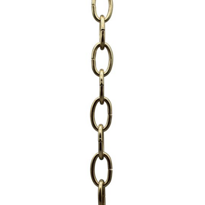 4 Gauge Heavy Steel Chain, 3 Feet (88lb Max)