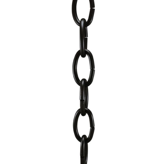 4 Gauge Heavy Steel Chain, 3 Feet (88lb Max)