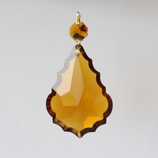Amber Traditional Pendalogue w/ Top Bead