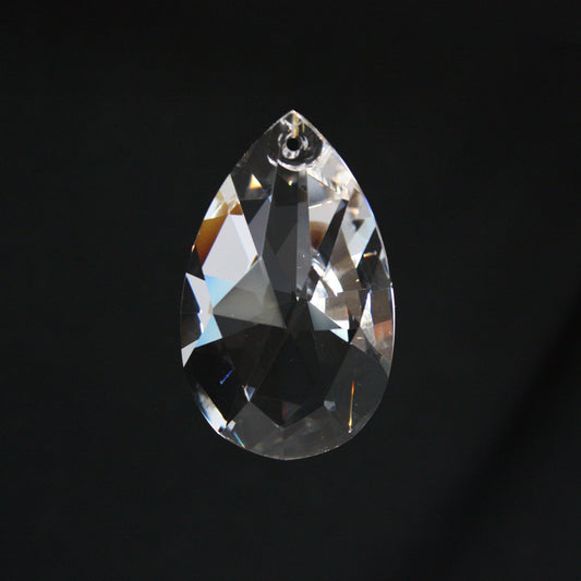 ASFOUR® Crystal<br>2-1/2" Clear Radiant/Faceted Full Cut Teardrop