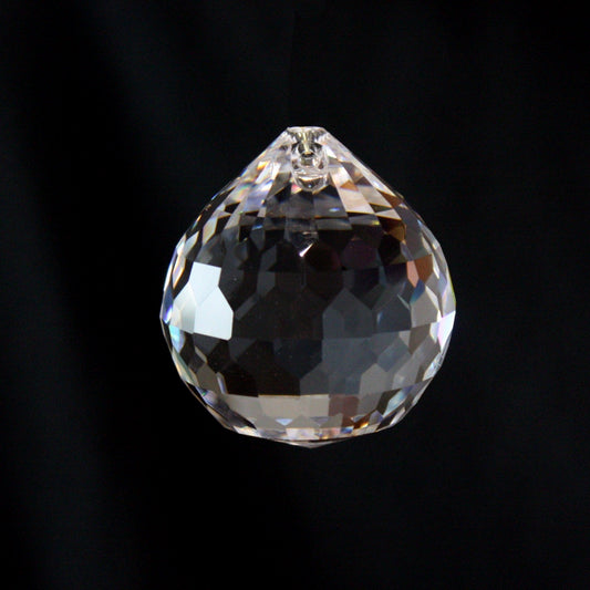 ASFOUR® Crystal<br>Clear 40mm Multi-Faceted Ball