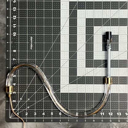 Fluted S Arm w/ Wire and Socket