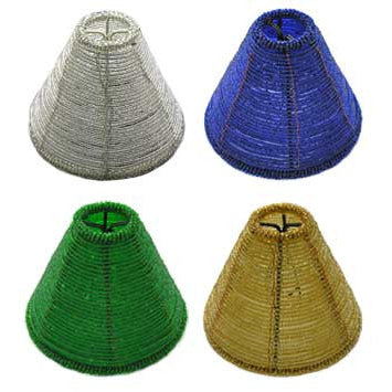Cone Style Glass Bead Shade