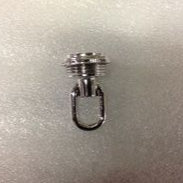 Silver Screw Collar and Loop with 1/8IP fitting