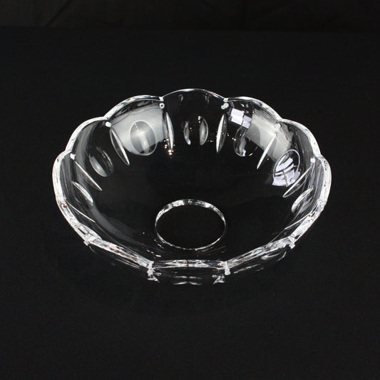 Olive & Mitre Cut Pressed Czech Crystal Bowl