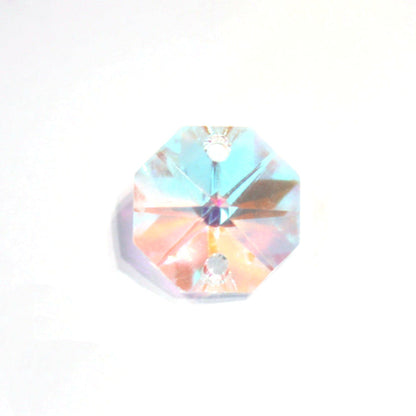 Preciosa® Crystal 12mm Colored 2-Hole Octagon
