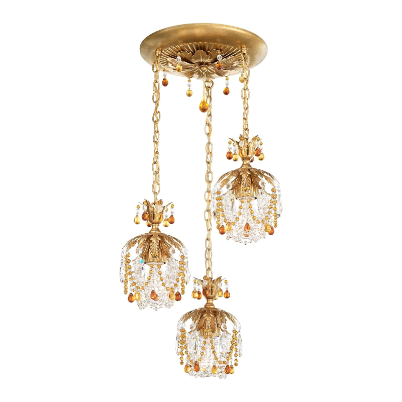 Rondelle 3 Light Pendant by Schonbek®