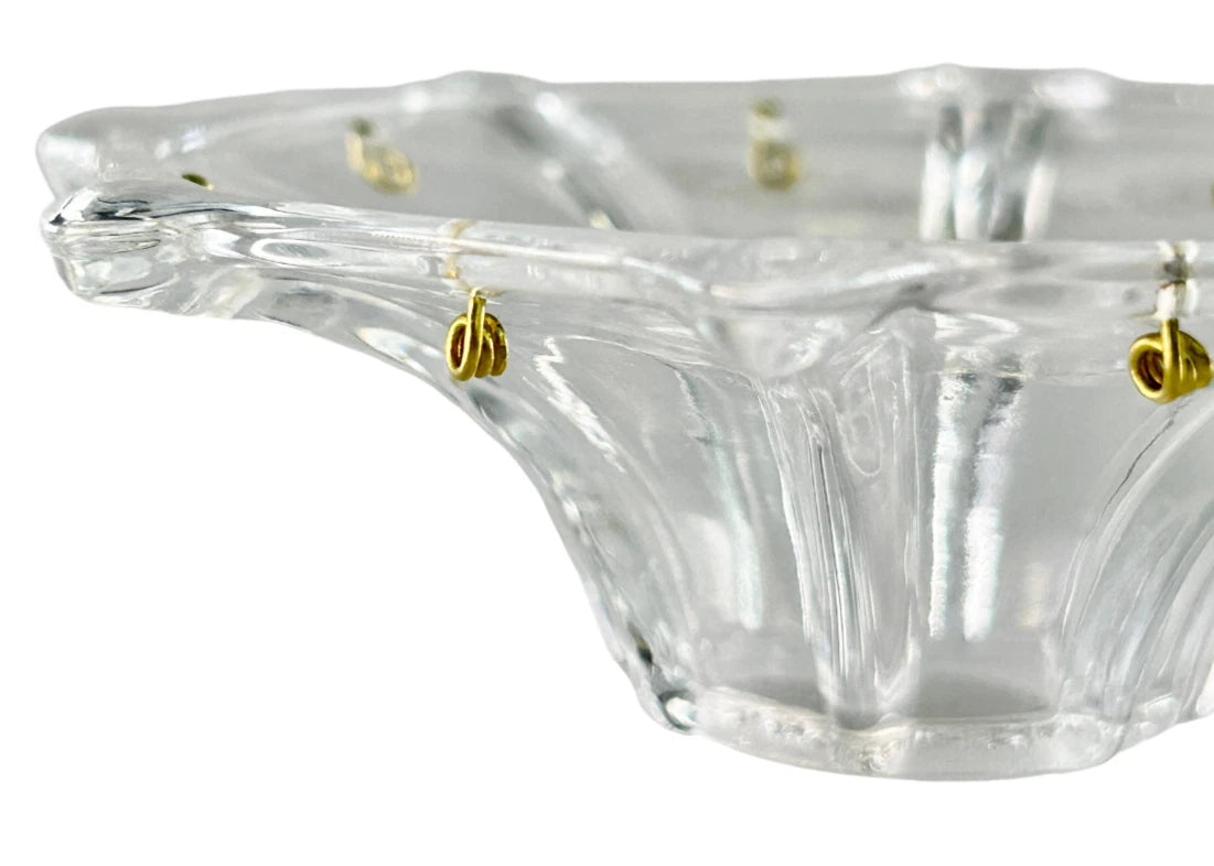 4" Crystal Bobeche, 8 pins