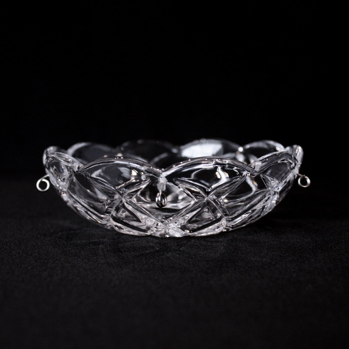 Schonbek 4" 5 pin Criss-Cross Bobeche