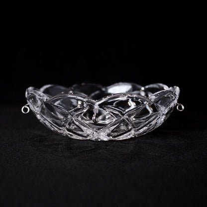 Schonbek 4" 5 pin Criss-Cross Bobeche