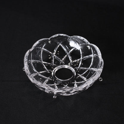 Schonbek 4" 5 pin Criss-Cross Bobeche