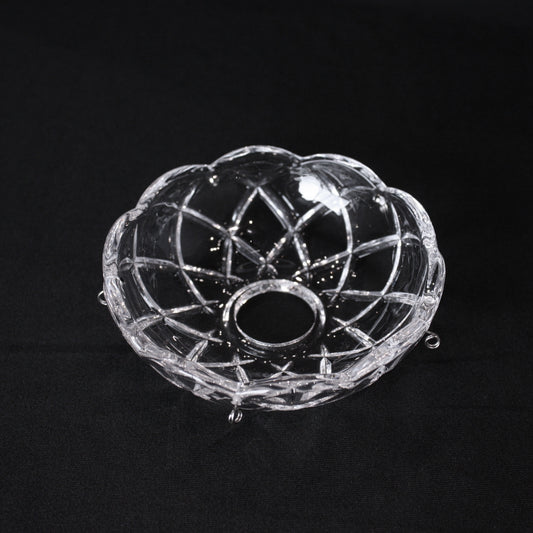 Schonbek 4" 5 pin Criss-Cross Bobeche