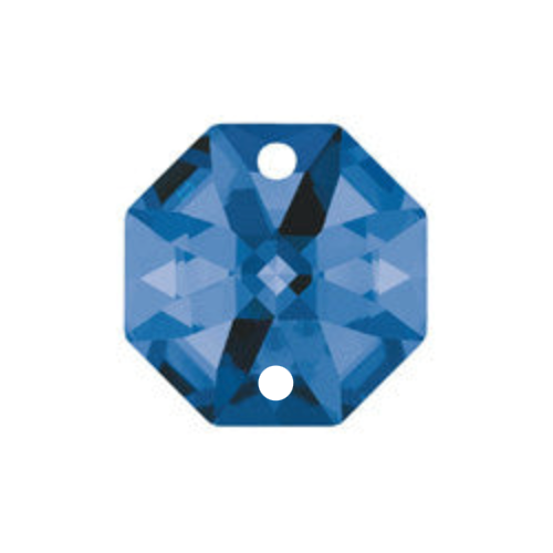 SWAROVSKI STRASS®14mm Colored 2-Hole Octagon – ChandelierParts SWAROVSKI STRASS®14mm Colored 2-Hole Octagon – ChandelierParts