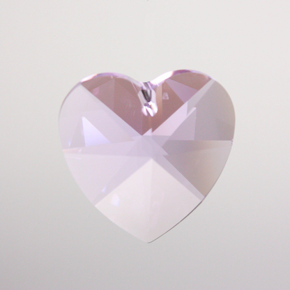 SWAROVSKI® STRASS <br> 40mm Colored Heart Pendant