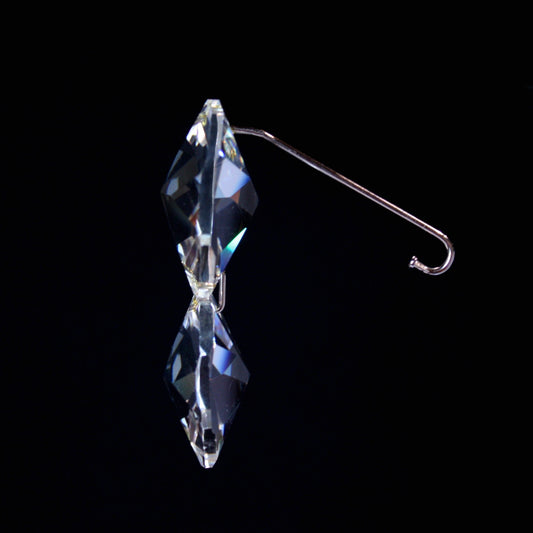 SWAROVSKI® STRASS 8016-38MM + 8015-28MM 2-Bead Hanger (Blemished)