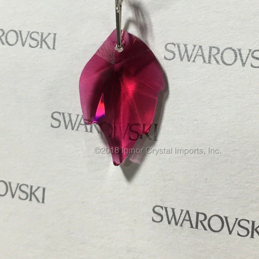 SWAROVSKI® STRASS 8805-26MM Leaf Prism *Bordeaux* (10PCS)