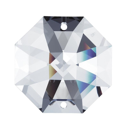 SWAROVSKI STRASS® <BR>Crystal 2-Hole Octagon (20-60mm)