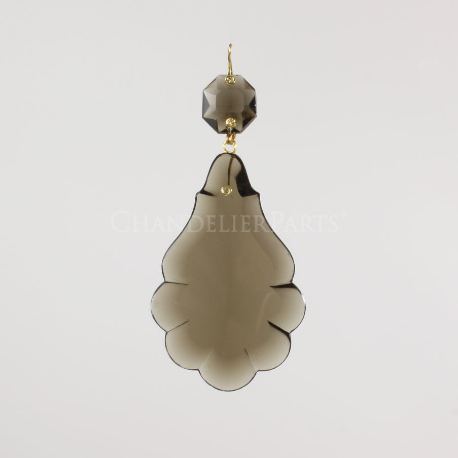 Colored Czech Pendalogue w/ Top Bead