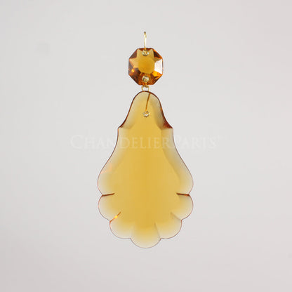 Colored Czech Pendalogue w/ Top Bead