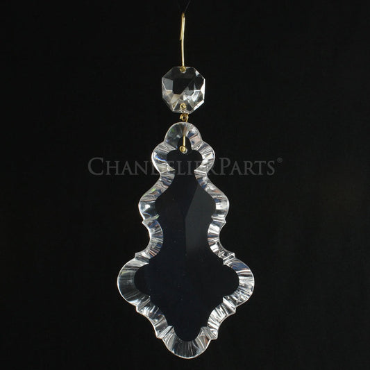 Czech Crystal Pendalogue w/ Top Bead