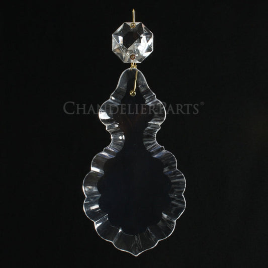 Czech Crystal Pendalogue w/ Top Bead