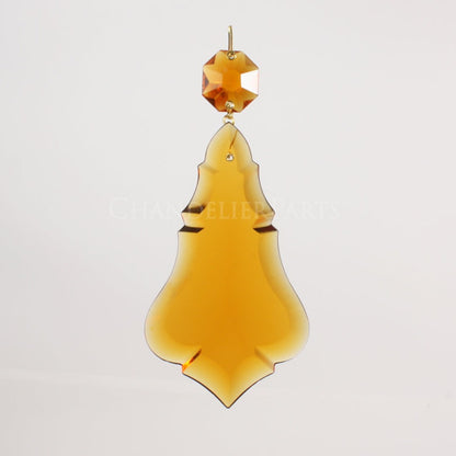 Colored Czech Crystal Pendalogue <br> (Multiple Sizes/Colors)