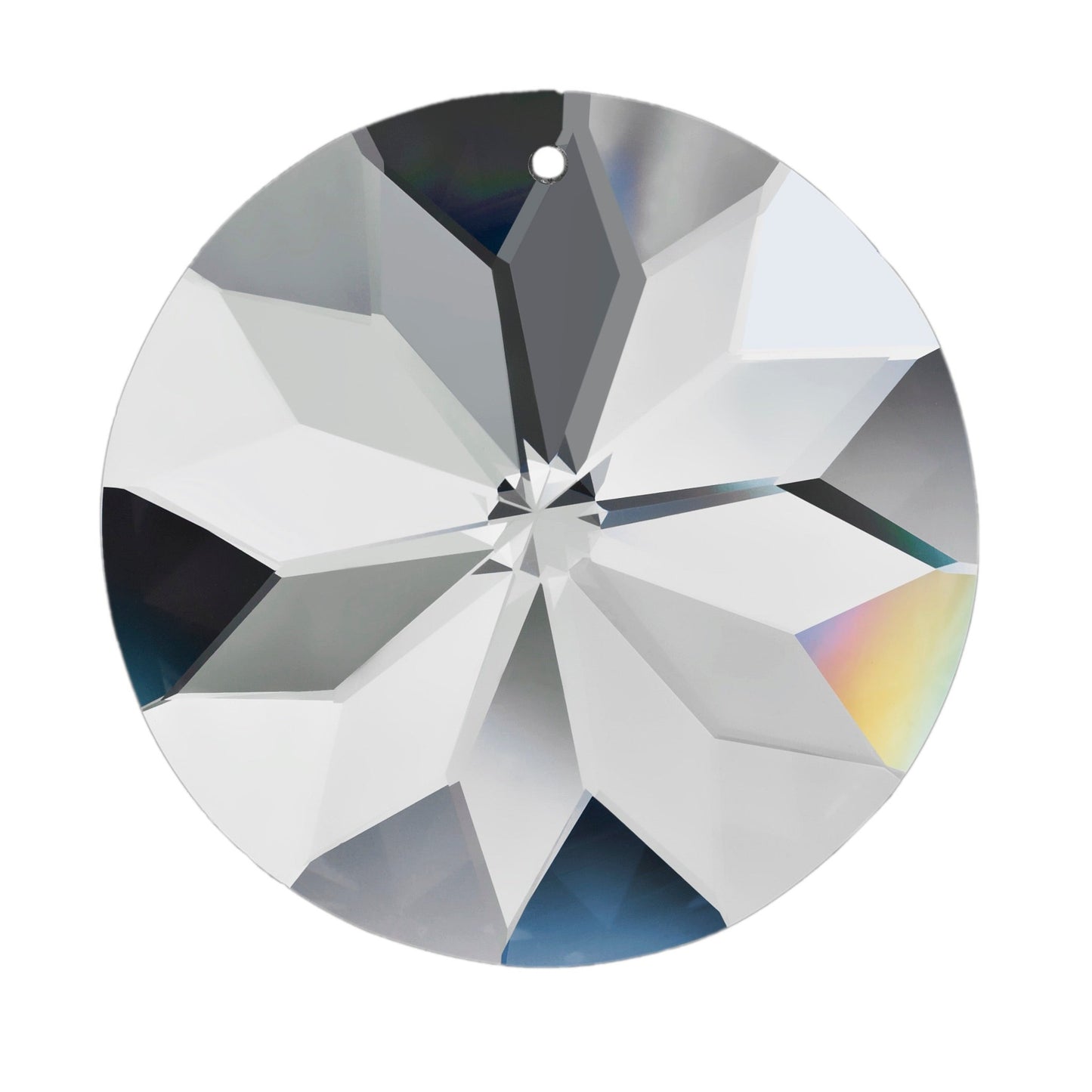 ASFOUR® Crystal <BR> Clear 1-Hole Round Prism (Blemished)