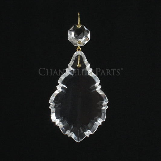 Czech Crystal Pendalogue w/ Top Bead