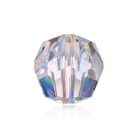 ASFOUR® Crystal<br>Faceted Clear Bead w/ Thru-Hole