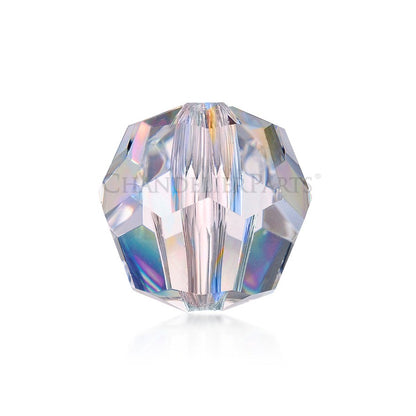 ASFOUR® Crystal<br>Faceted Clear Bead w/ Thru-Hole