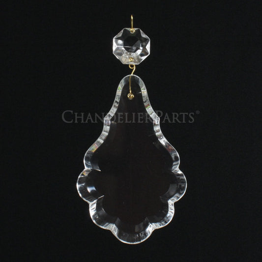 Czech Crystal Pendalogue w/ Top Bead