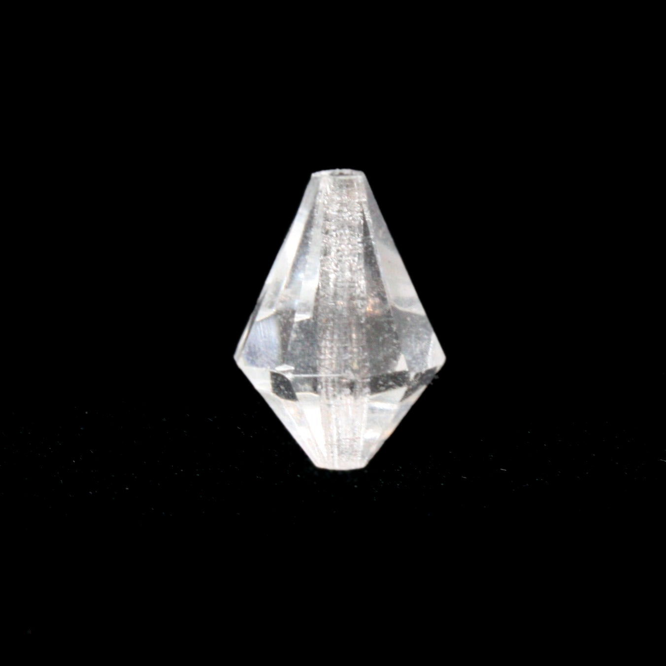 17mm Clear Bicone Bead