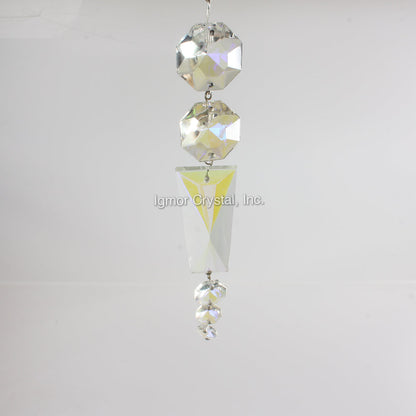 7-1/2" Graduated Basket Chain *Blue AB* (5PCS)
