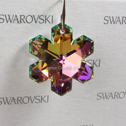 SWAROVSKI® STRASS 8811-30MM 1-Hole Snowflake Pendant *Vitrail Light* (4PCS)