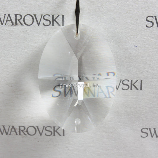 SWAROVSKI STRASS® <br> Crystal 2-Hole Oval Bead (No Logo)