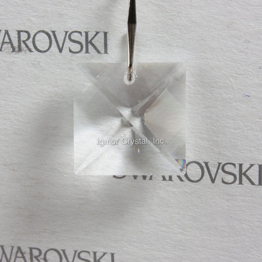 SWAROVSKI STRASS®<br>16mm Crystal 1-Hole Square Bead (No Logo)