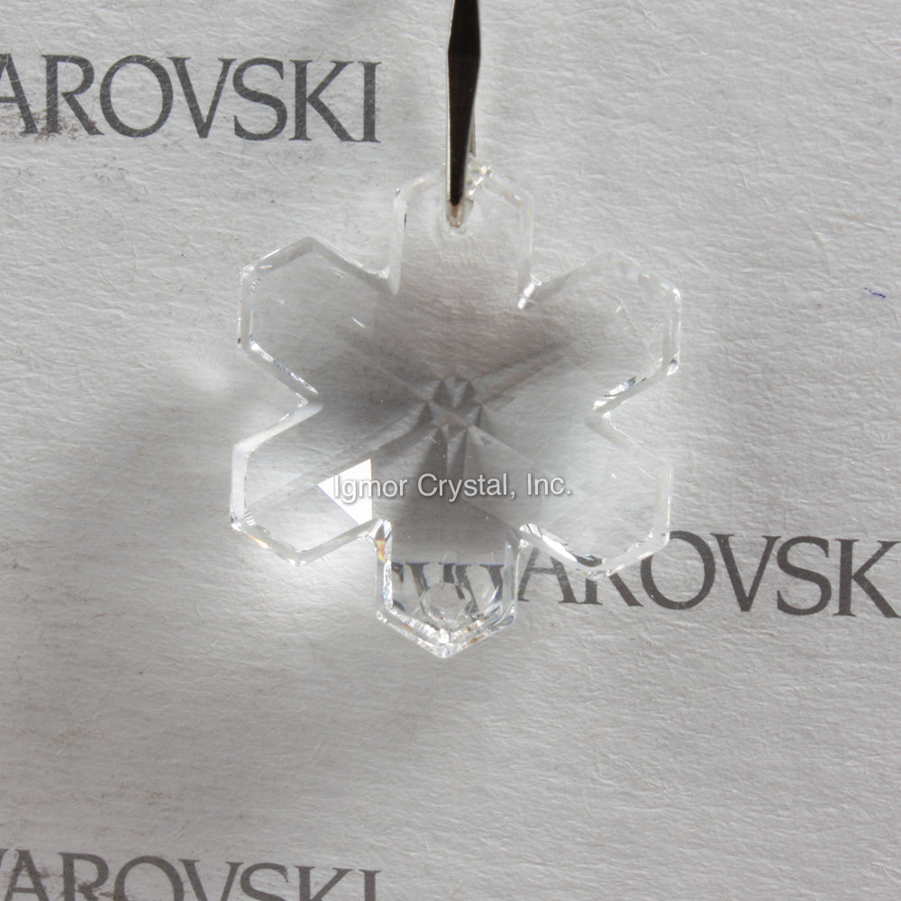 SWAROVSKI® STRASS<br>20mm Crystal 2-Hole Snowflake Pendant (No Logo)