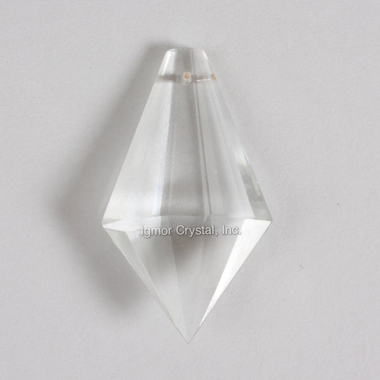 52mm Crystal Faceted Spear Drop