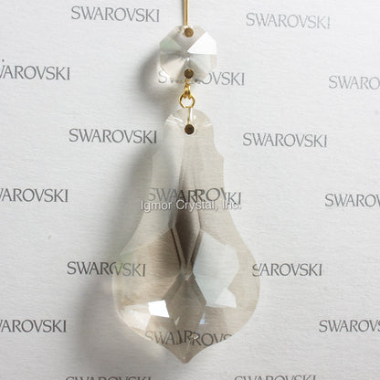 SWAROVSKI® STRASS 8930 Bell Pendalogue w/ Top Bead *Golden Teak*
